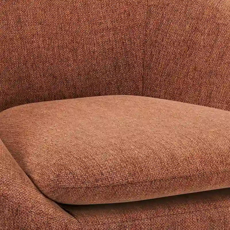 WYNDENHALL Bonita 27 inch Wide Irregular Mid Century Modern Accent Chair - 26.6 D x 26.8 W x 31.5 H