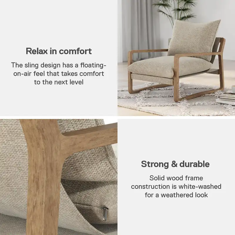 Avenue Greene Janae Sling Accent Chair