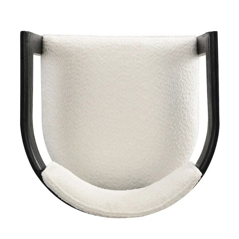 Netia 3-Piece Counter-Height Bar Set with Boucle Upholstered Chairs and Metal Table Base by Christopher Knight Home