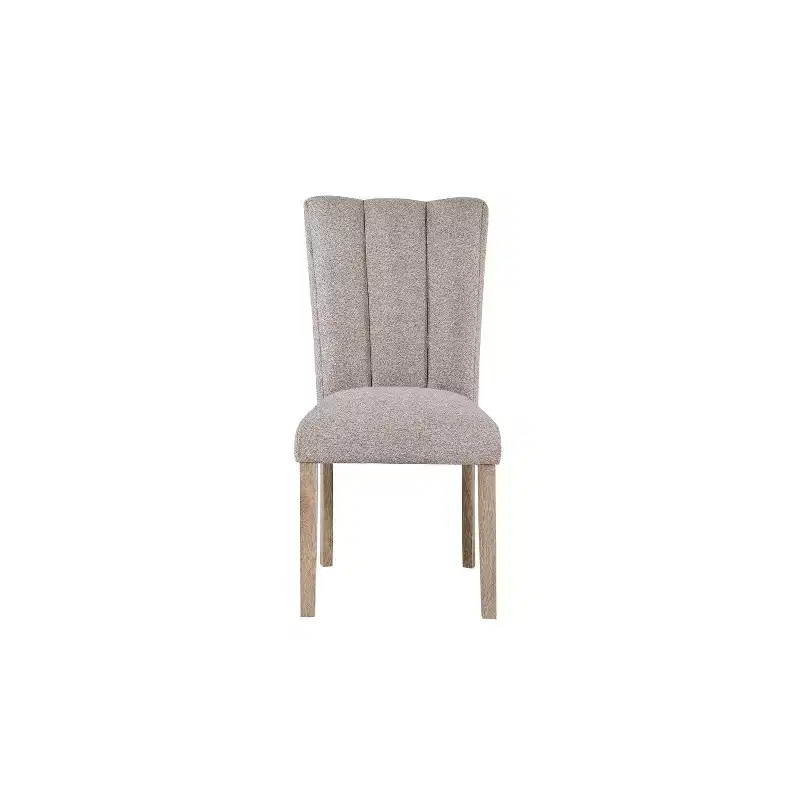 HomeStock D8683 Dining Chair - Beige Kit Of 2