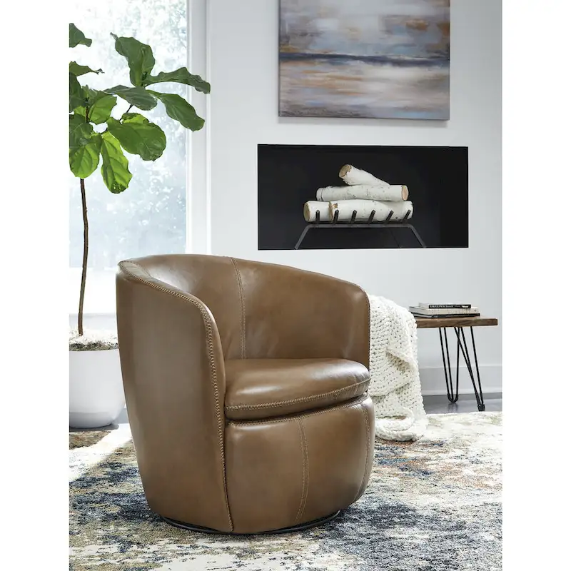 Signature Design by Ashley Kierreys Swivel Chair - 31.75W x 28D x 31.5H