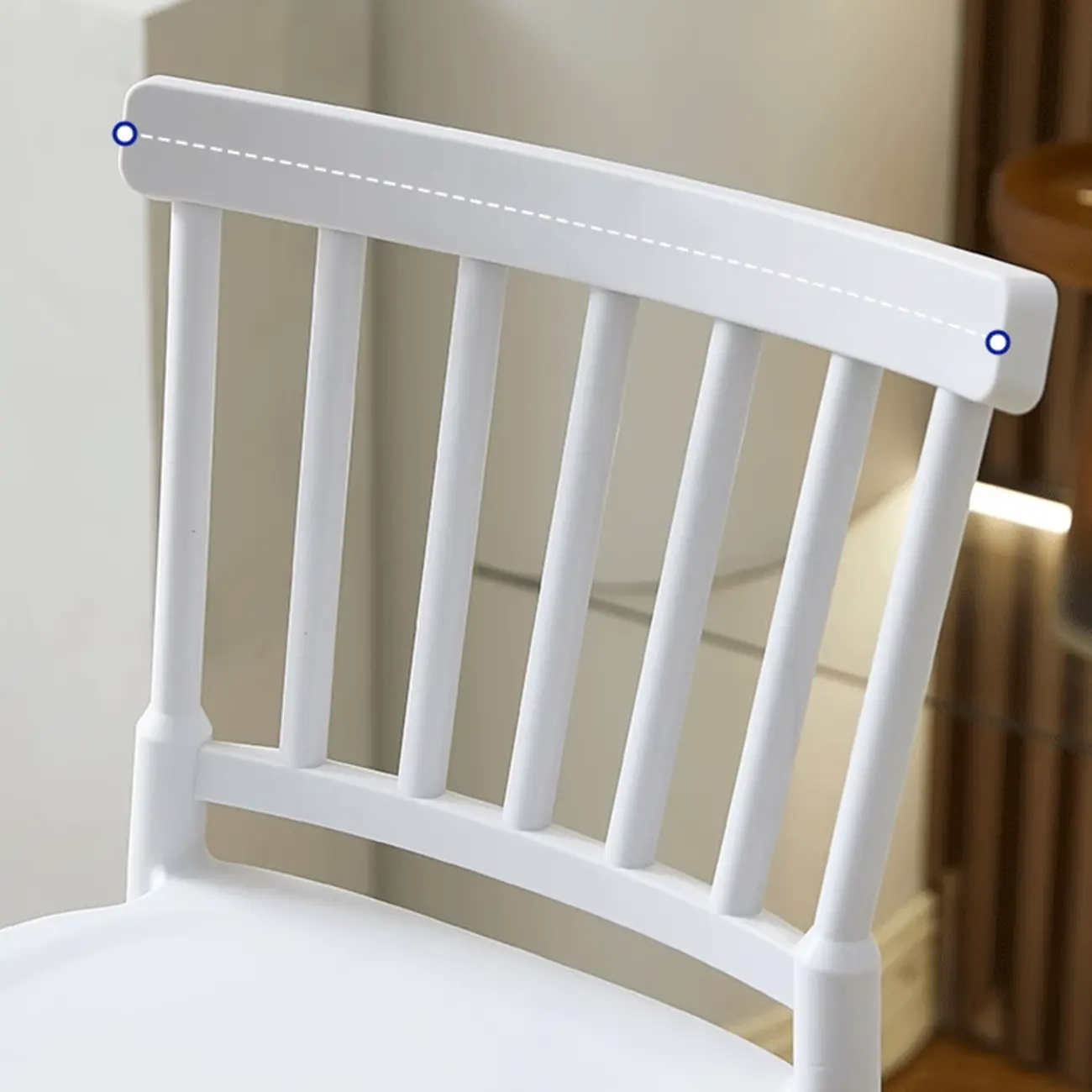 Modern Acrylic Square Counter Height Stools with Back