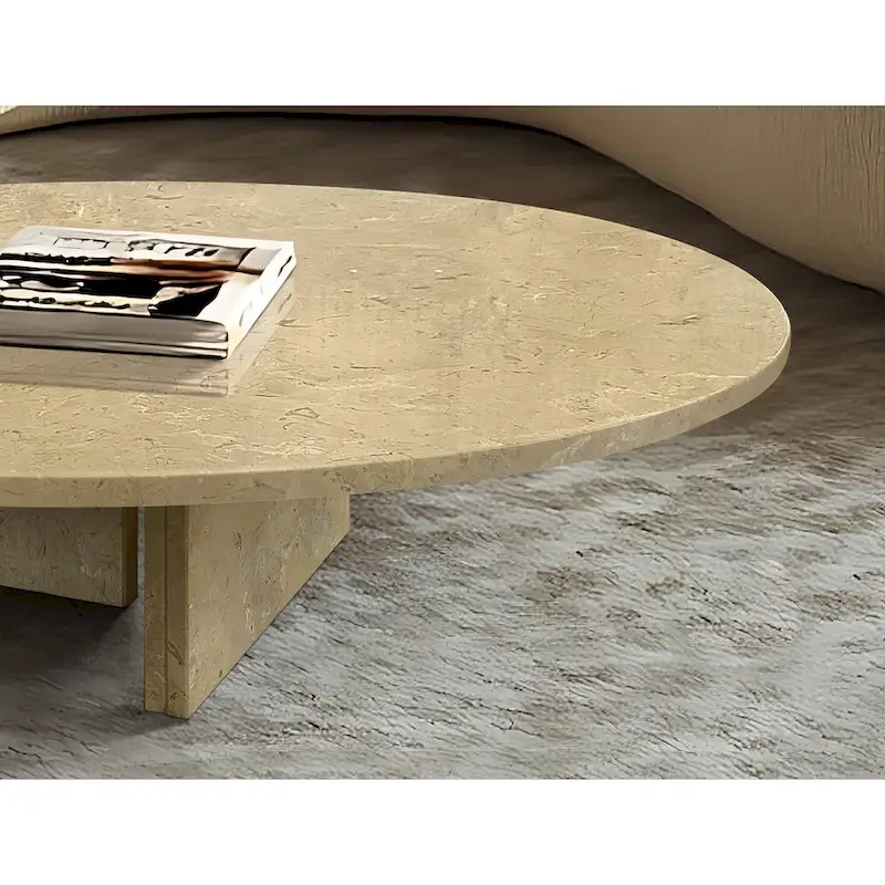 35.4  Natural Marble Stone Coffee Table