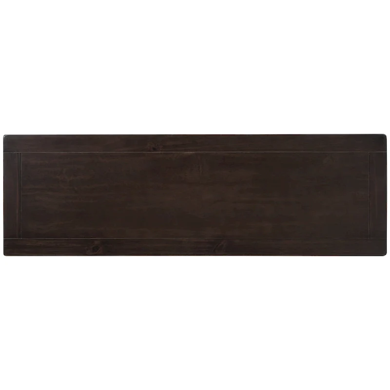 Retro Design Console Table with Two Open Shelves