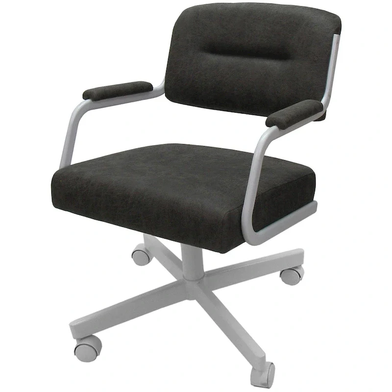 Swivel Kitchen Dining Caster Chair with Wheels - M-110 - N/A