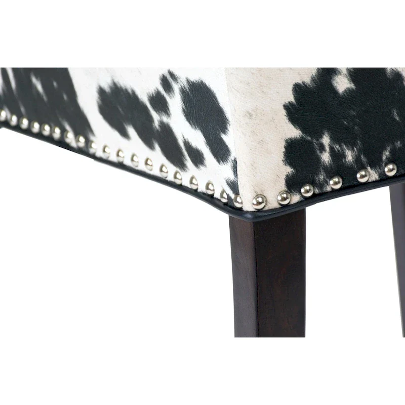 Sole Designs Rexford Wingback Leather Upholstered Nailhead Dining Chairs Set Of 2 - n/a