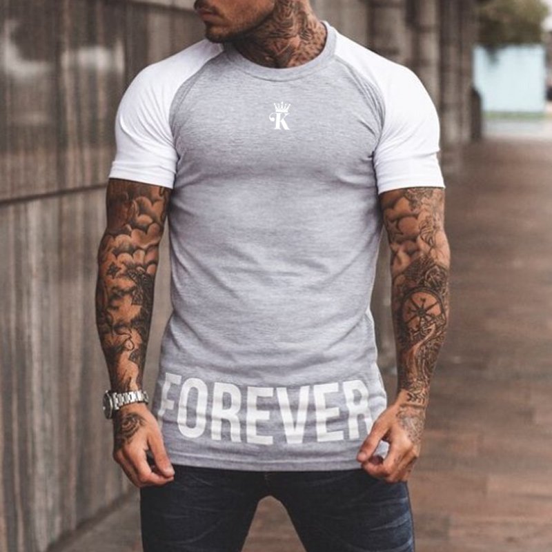 Men's King Print Casual T-Shirt