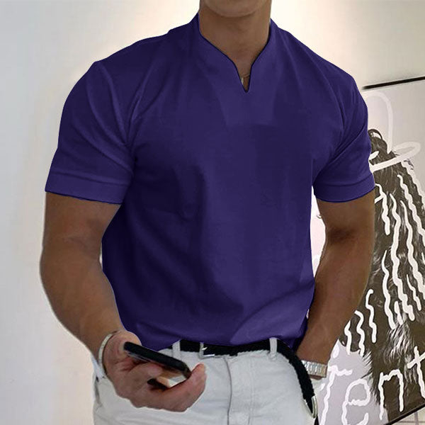 Men's Casual V-Neck T-Shirt