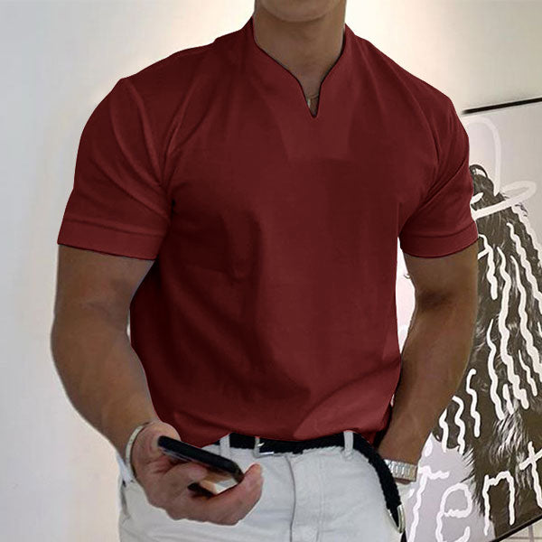 Men's Casual V-Neck T-Shirt