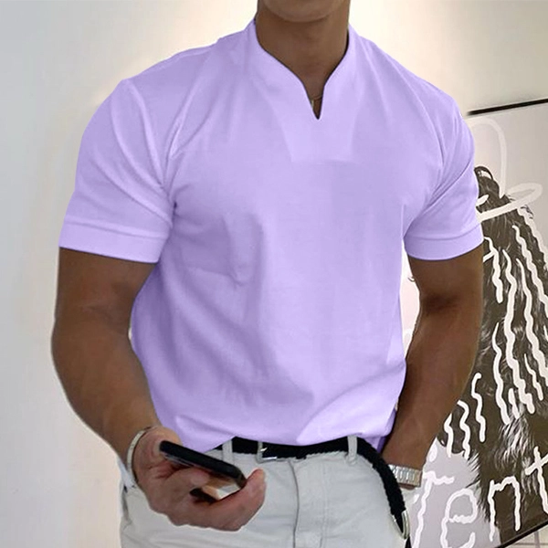 Men's Casual V-Neck T-Shirt