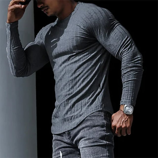 Men's Fall Casual Long Sleeve Top