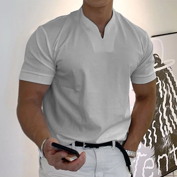 Men's Casual V-Neck T-Shirt