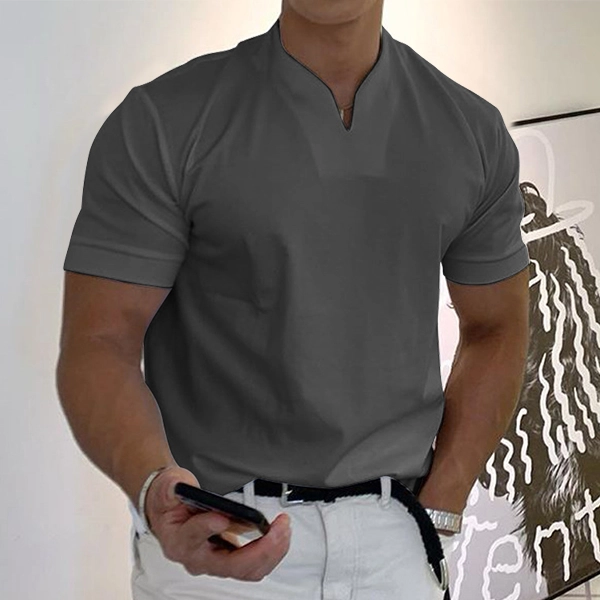 Men's Casual V-Neck T-Shirt