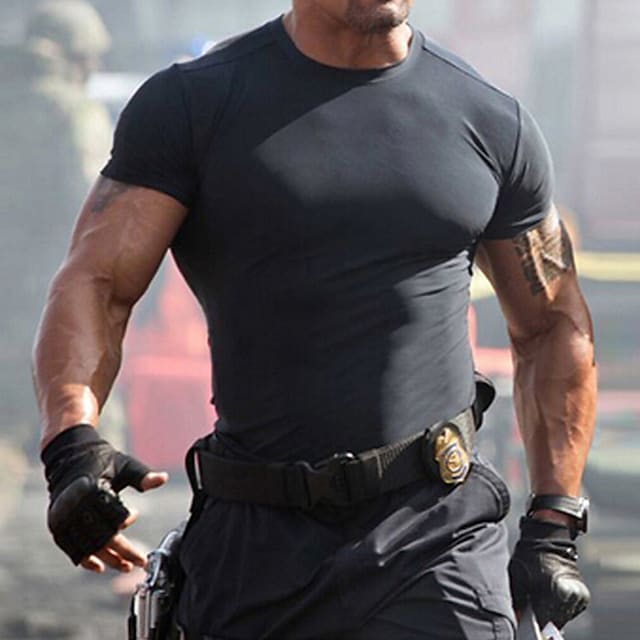 Men's Moisture Wicking Shirts T shirt Tee Plain Round Neck Work Sports Short Sleeve Clothing Apparel Fashion Streetwear Casual