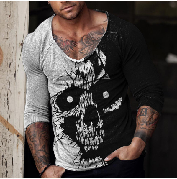 Fashion Men's Casual Long Sleeve T-Shirt