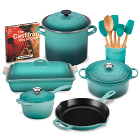 Signature Cast Iron 16 Piece Marseille Cookware Set