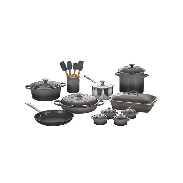 Signature Cast Iron 16 Piece Marseille Cookware Set