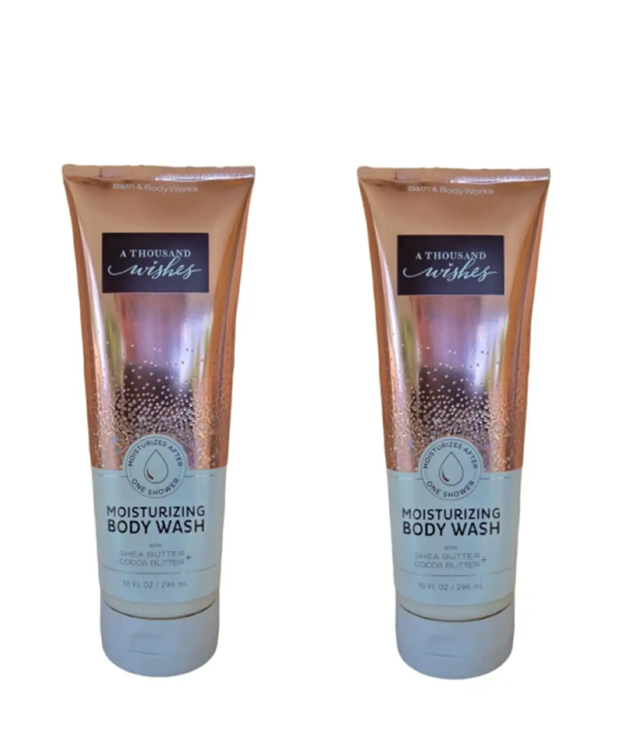 Bath and Body Works 2 Pack A Thousand Wishes Moisturizing Body Wash 10 Oz
