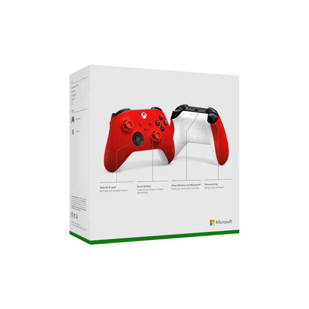 Xbox Series X, Xbox Series S, and Xbox One -Pulse Red