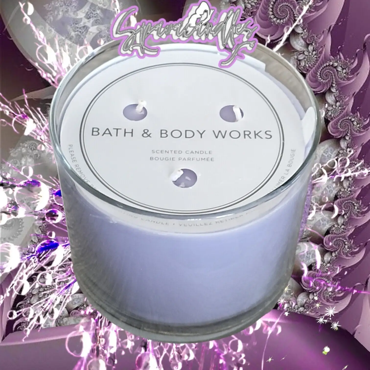 Black Cherry Fruit Pop 3 wick Candle - Essential Oils 14.5 oz