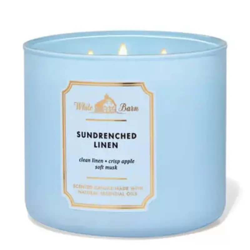 Sun-Drenched Linen 3-Wick Candle