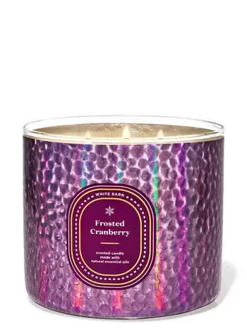 Frosted Cranberry 3-Wick Candle