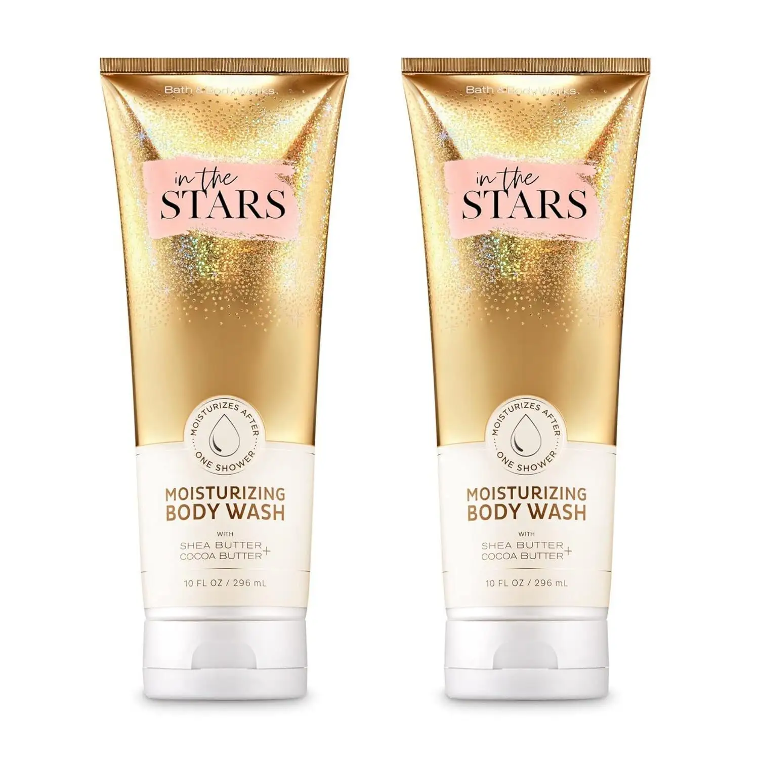Bath and Body Works Gift Set of 2 - 10 Ounce Moisturizing Body Wash - (In The Stars)
