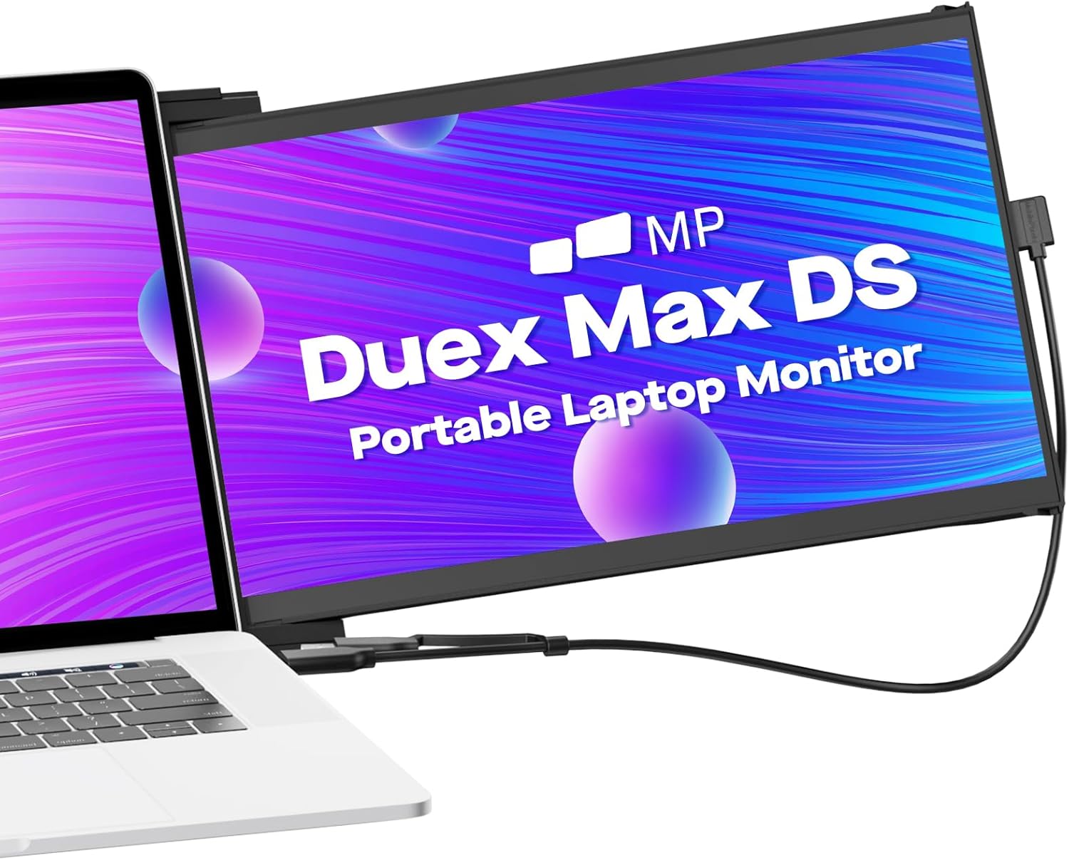 Mobile Pixels Geminos (2 x 24 inch) IPS Dual Stacked Computer Monitors with 65W USB-C Charging, 1080P Webcam&Speakers, All-Inclusive Workstation PC Monitor, USB-A/USB-C/HDMI, Ergo Design(2 Monitors)