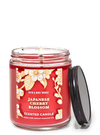 Japanese Cherry Blossom Candle