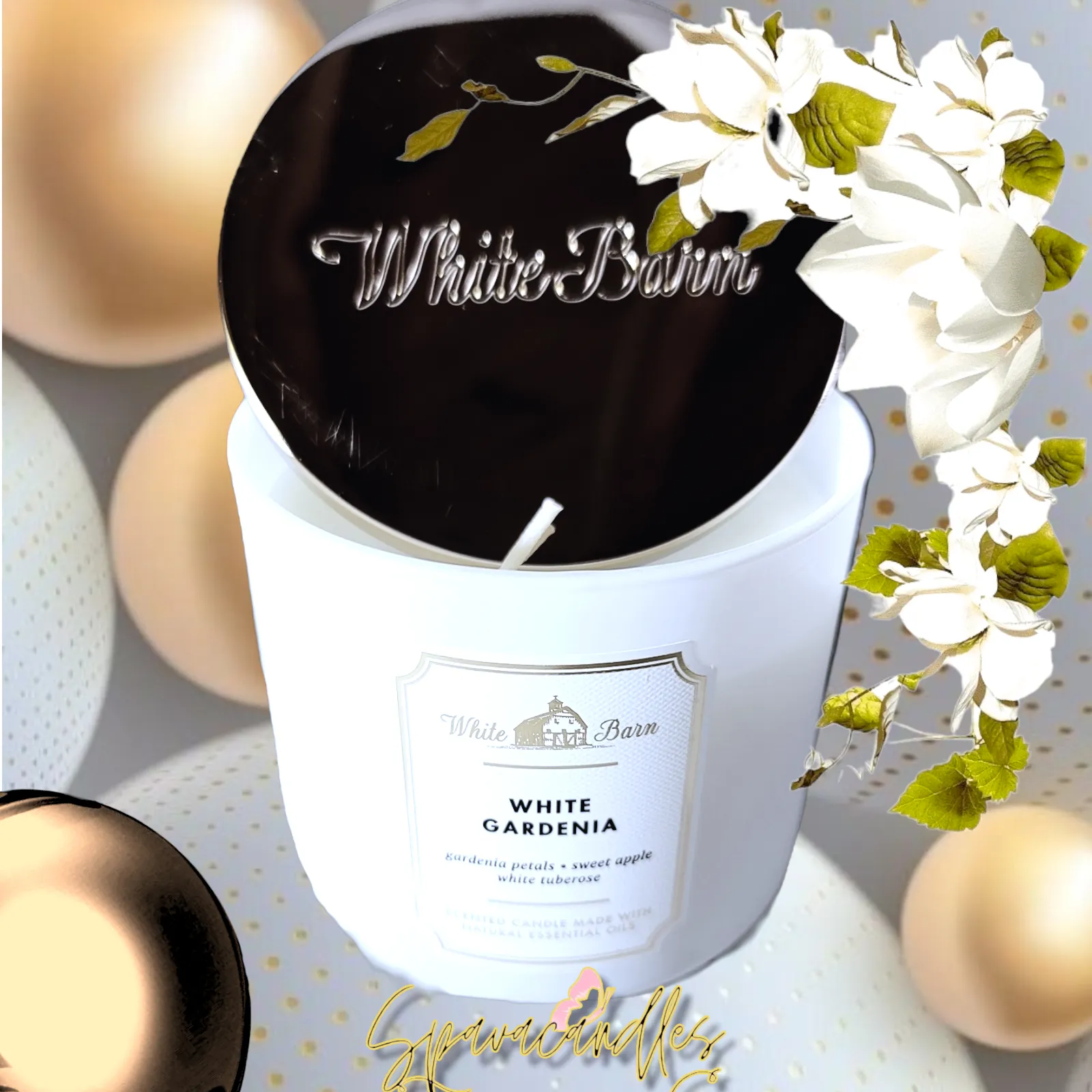 Rainforest Gardenia 3 Wick Candle 2022