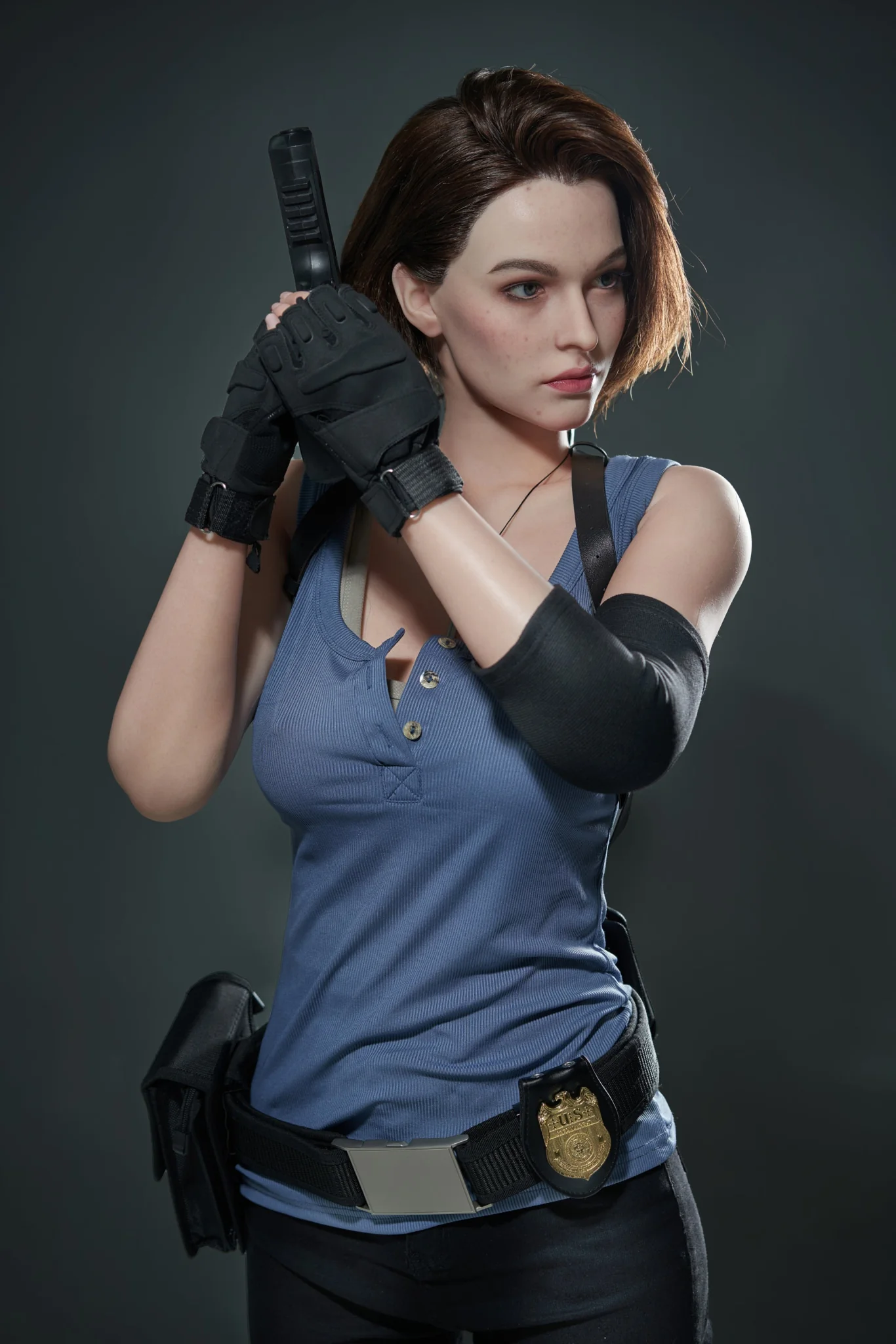 Jill Valentine Lady Silicone Sex Doll - Game Lady Doll