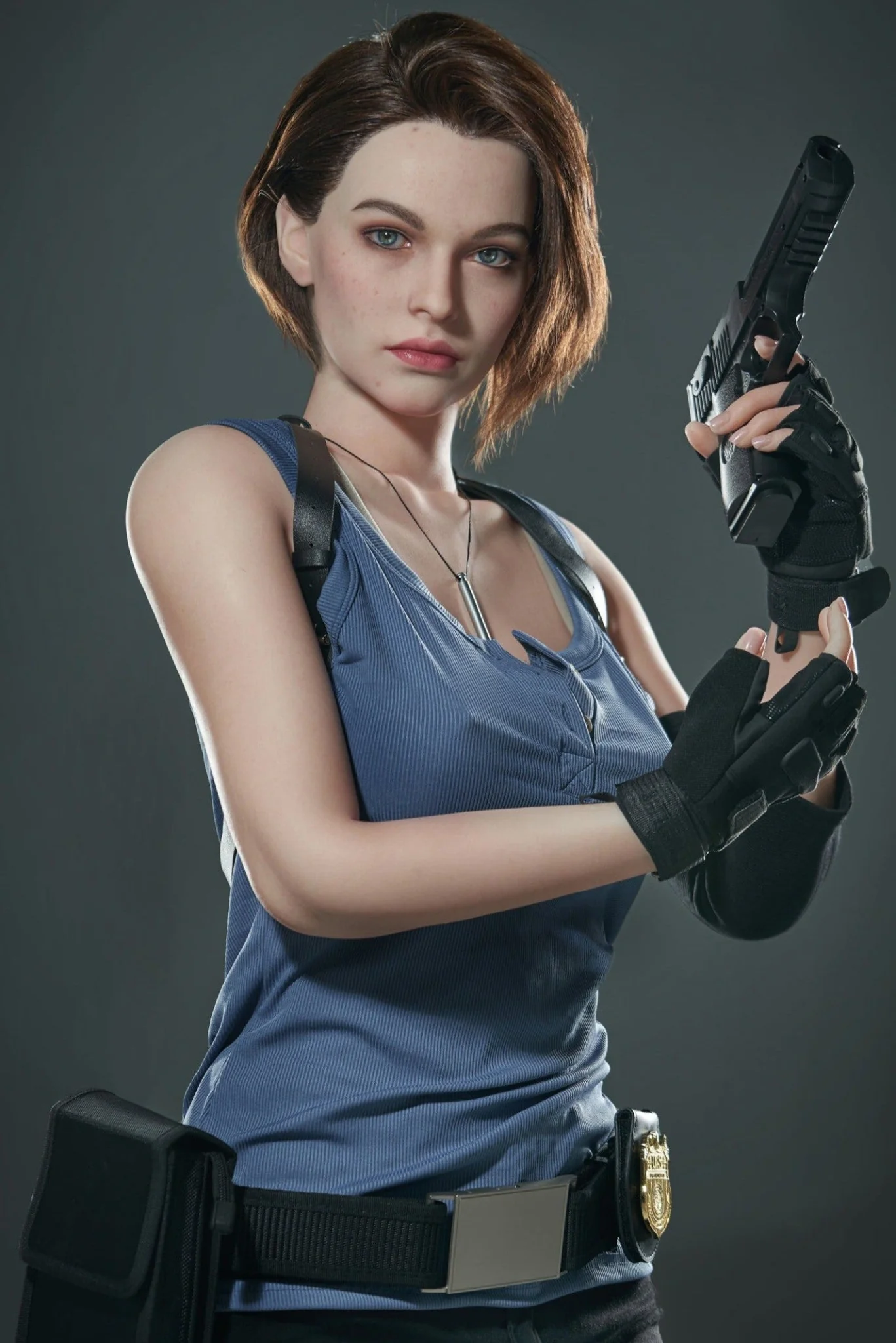 Jill Valentine Lady Silicone Sex Doll - Game Lady Doll