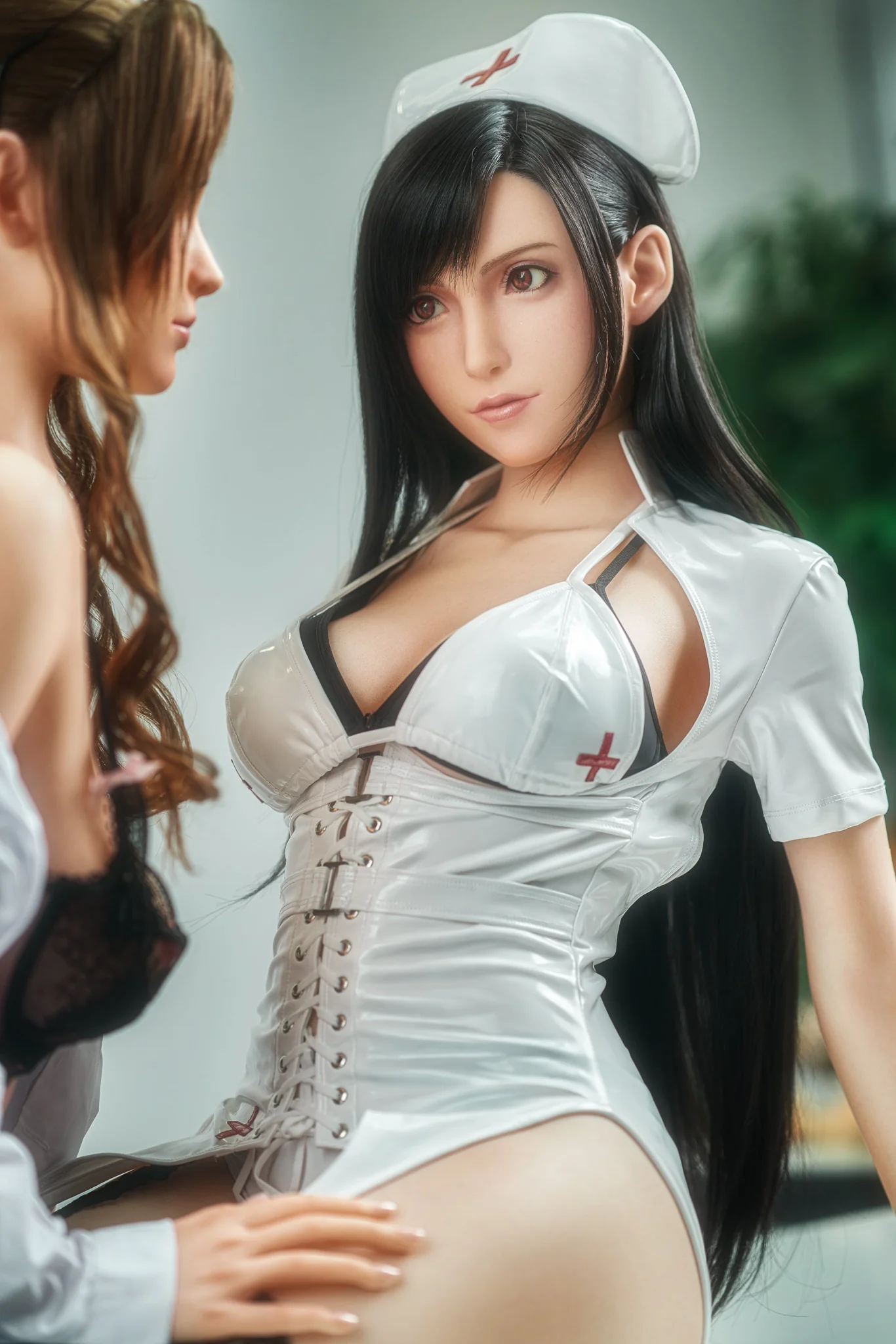 Tifa Nurse Silicone Sex Doll - Game Lady Doll