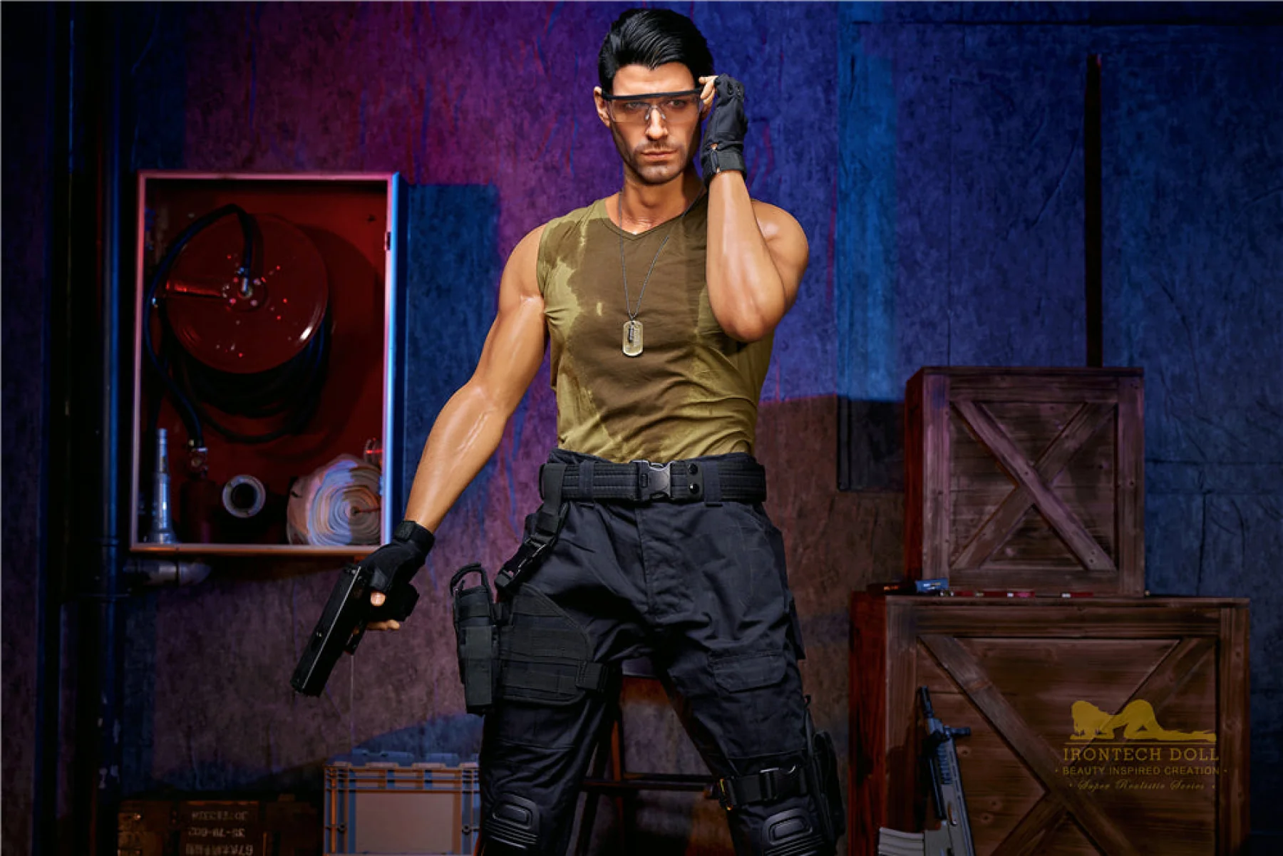 Thomas Soldier Silicone Male Sex Doll - Joy Love Dolls Doll