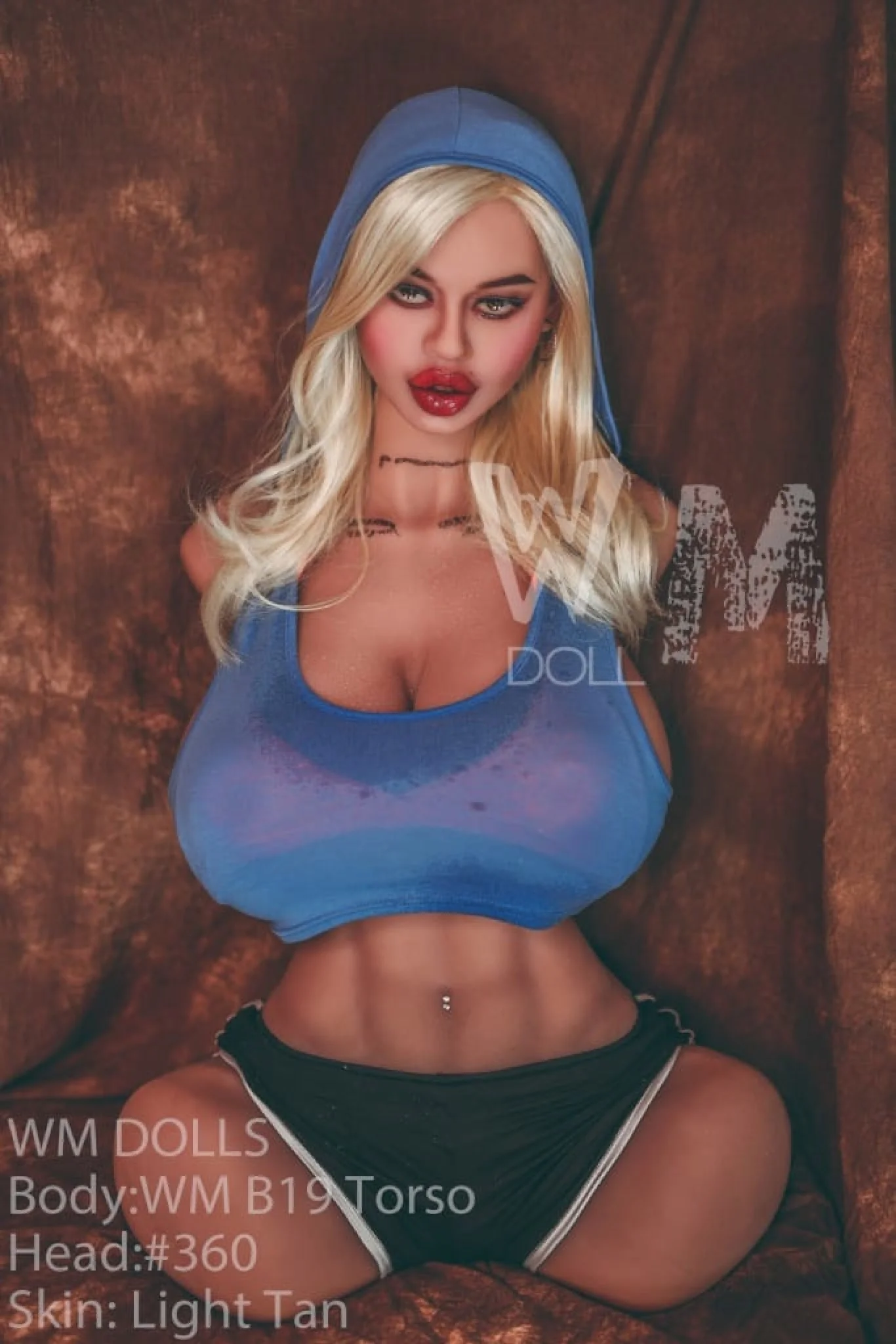 Amanda Premium Sex Doll Torso B19 - Head 336 - WM Doll