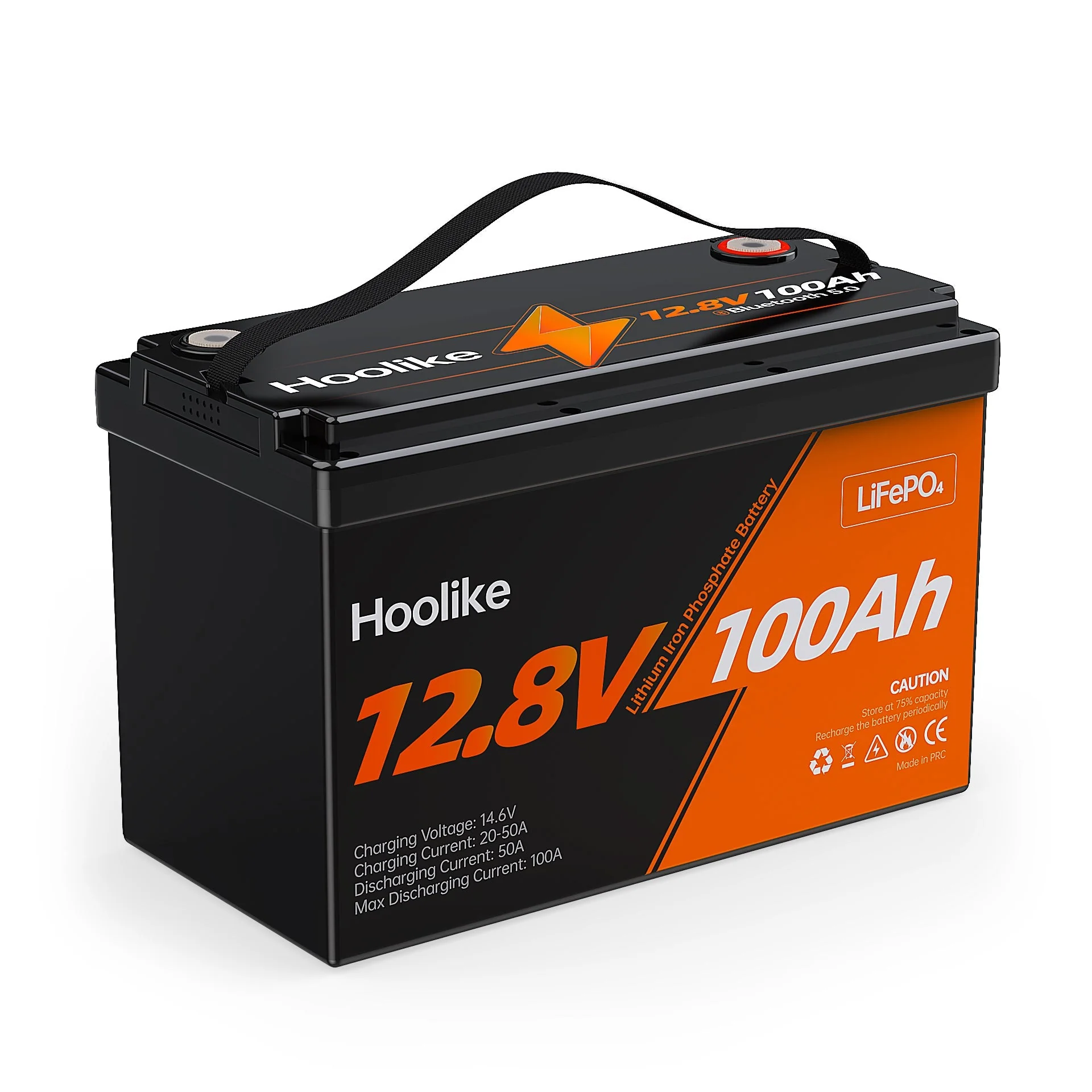 🔥LAST DAY 90% OFF🔥H00LIKE 12.8V 100Ah Lithium Iron Phosphate (LiFePO4) Battery