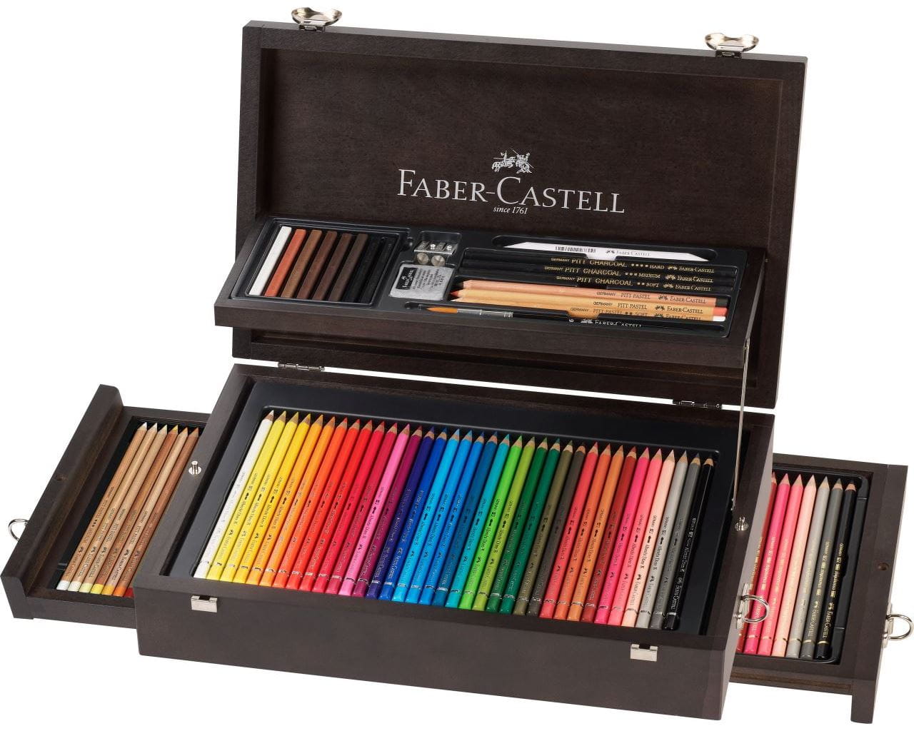 Art & Graphic Collection wooden case 125 pieces