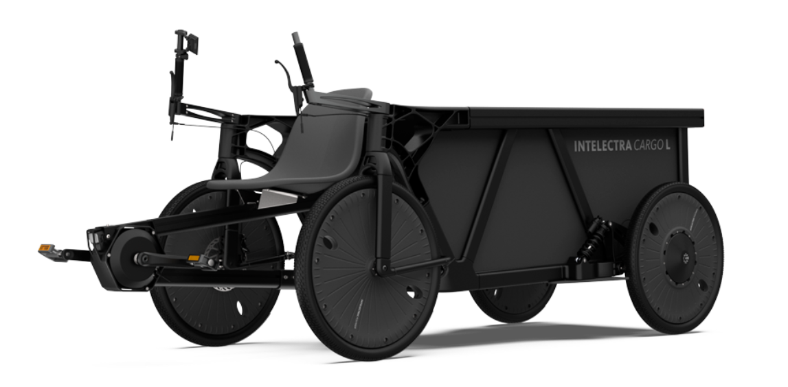 The four-wheeled e-cargo bike