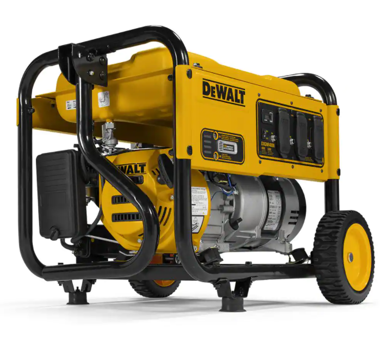 DEWALT 4000-Watt Manual Start Gas-Powered Portable Generator with Premium Engine, Covered Outlets and CO Protect