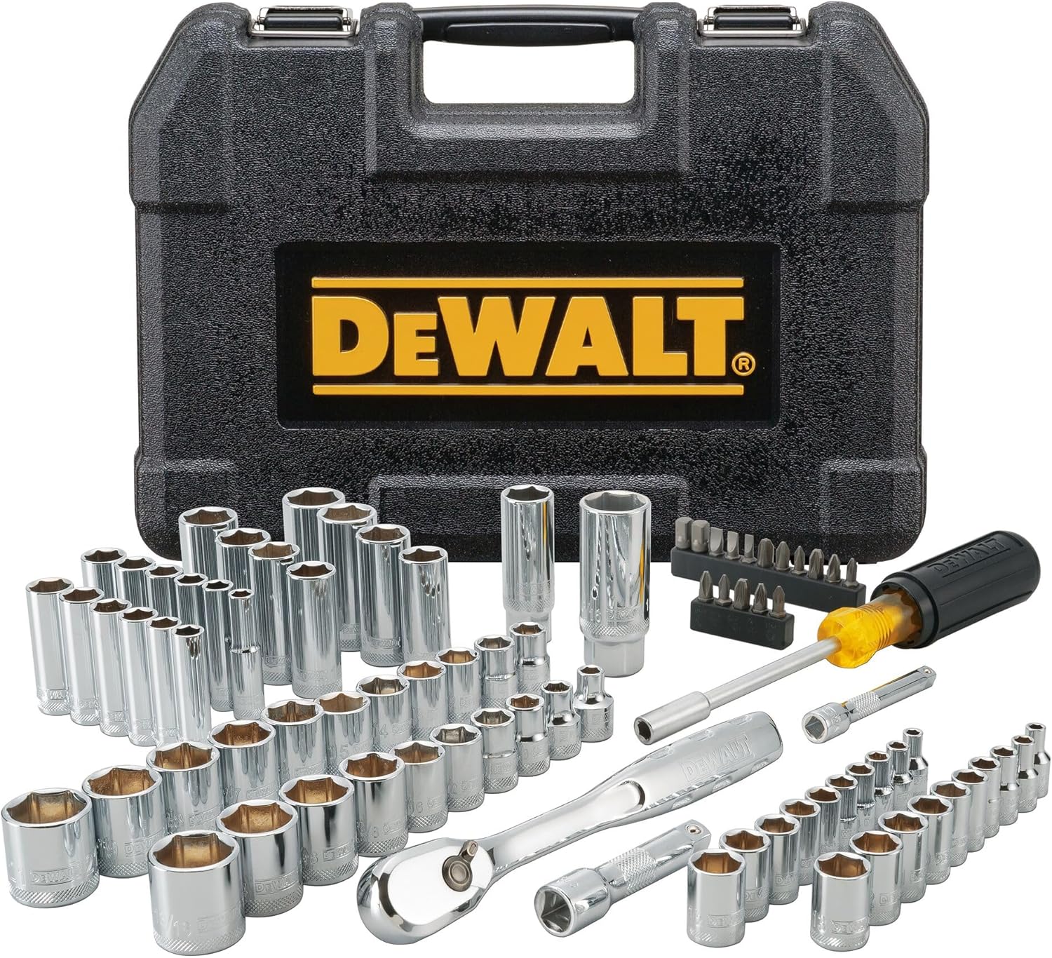 DEWALT Mechanics Tool Set (205-piece) and Screwdriver Bit Set (40-Piece)