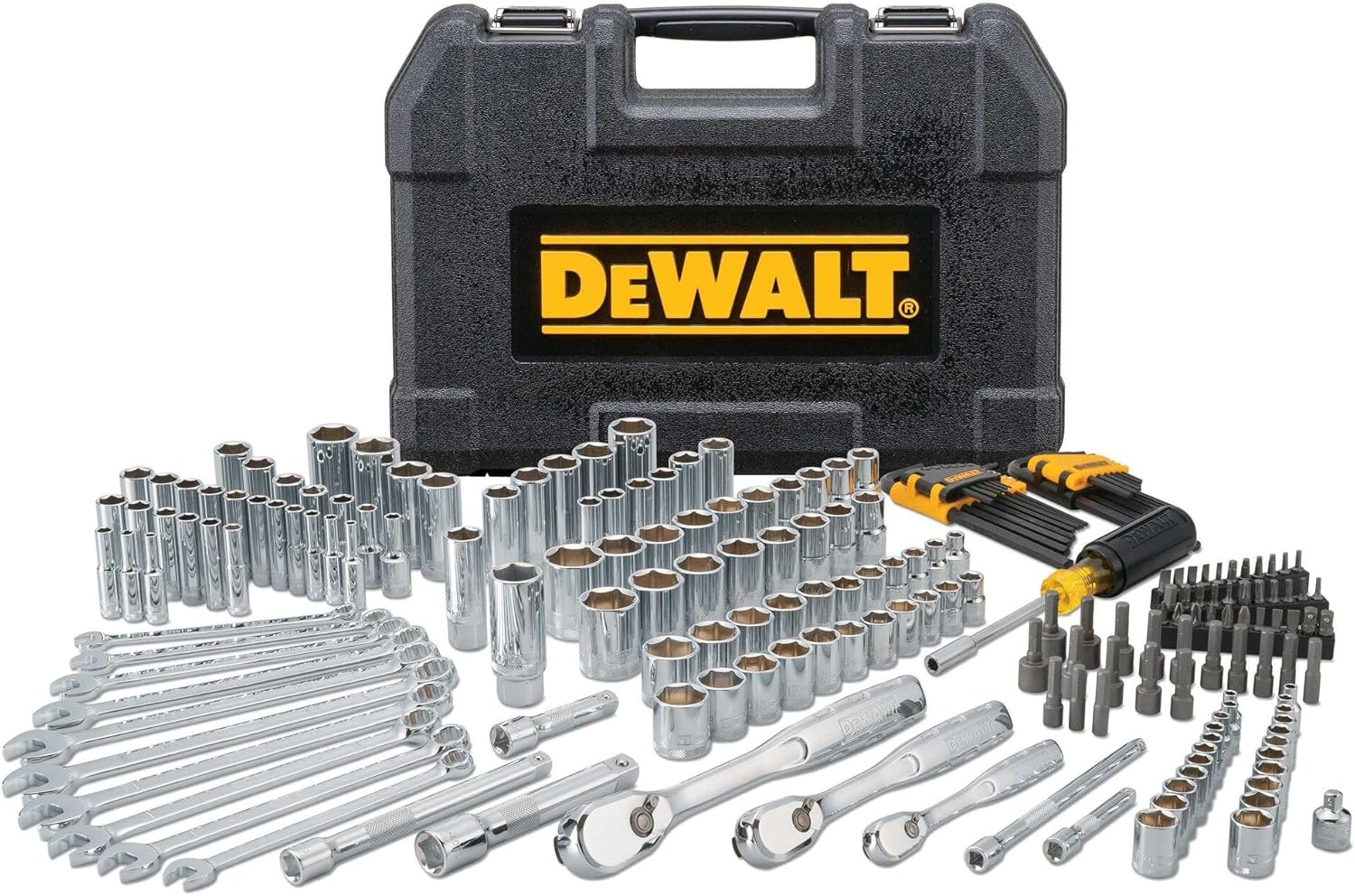 DEWALT Mechanics Tool Set (205-piece) and Screwdriver Bit Set (40-Piece)