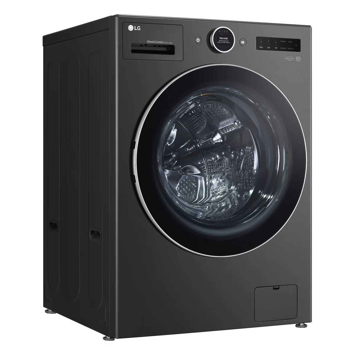 LG Ventless Washer/Dryer Combo WashCombo, All-in-One Mega Capacity with Inverter HeatPump, Technology and Direct Drive Motor, 5.0 cu. ft. WM6998HBA