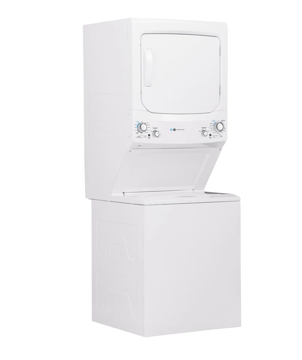 3.9 cu. ft. Washer and 5.9 cu. ft. Electric Dryer Laundry Center GUD27EESNWW