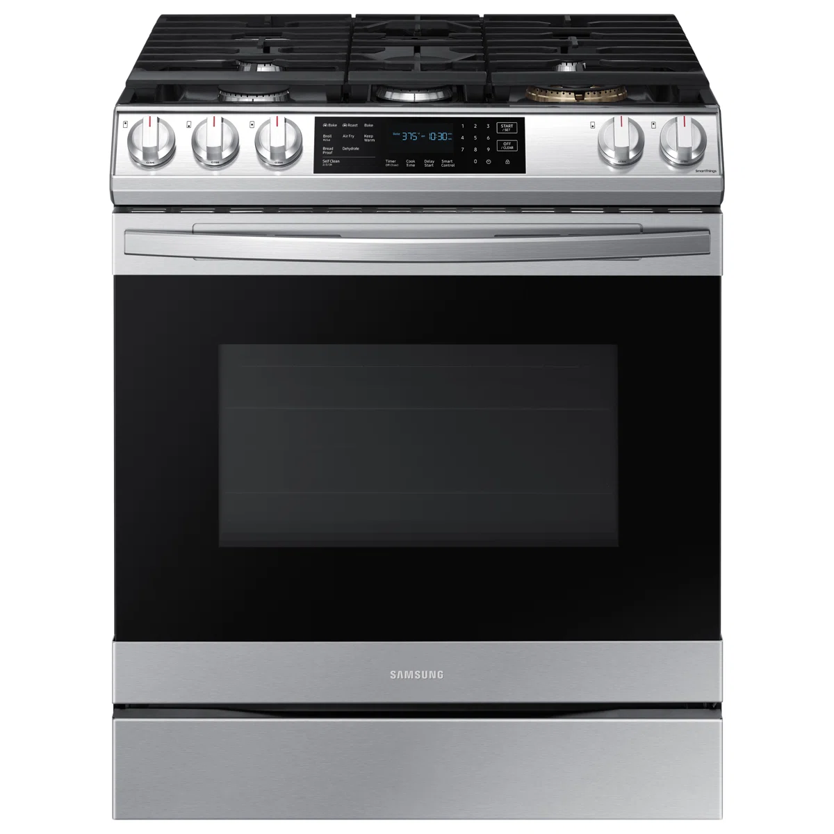 Samsung 6.0 cu ft. Smart Slide-in Gas Range with Air Fry NX60T8511SS/AA