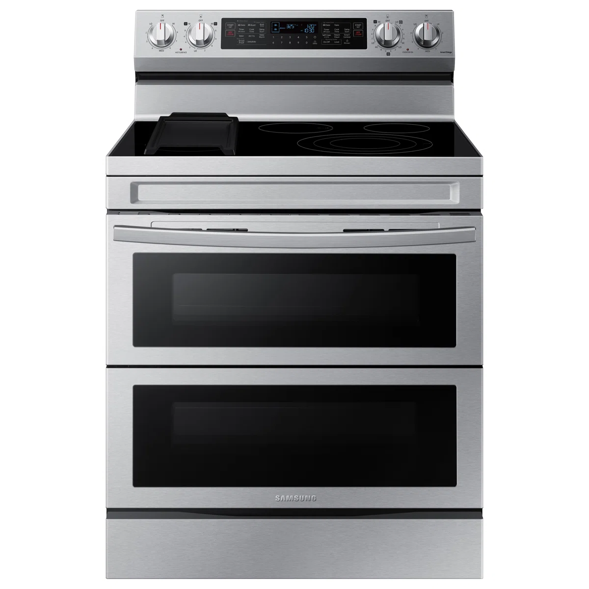 Samsung 6.3 cu. ft. Smart Freestanding Electric Range with Flex Duo, No-Preheat Air Fry & Griddle NE63A6751SS