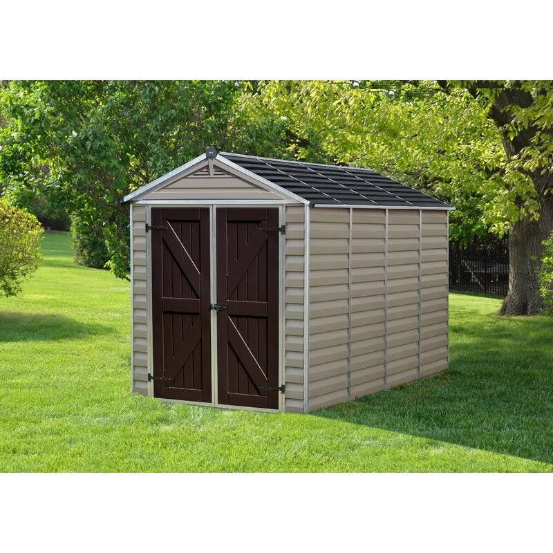 SkyLight 6 ft. W x 10 ft. D Plastic Storage Shed