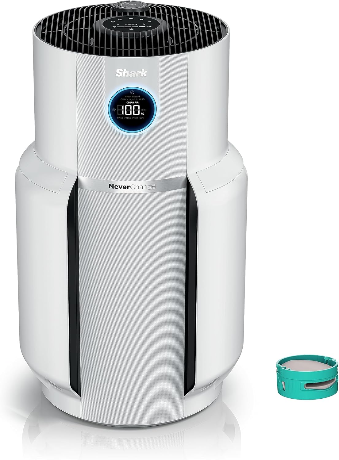 Shark Air Purifiers for Home Large Room with NeverChange Air Filter, 5 Year HEPA Filter, Covers 650 Sq. ft, Odor Neutralizer and Clean Sense Technology, Removes 99.98% of Dust & Allergens, HP152