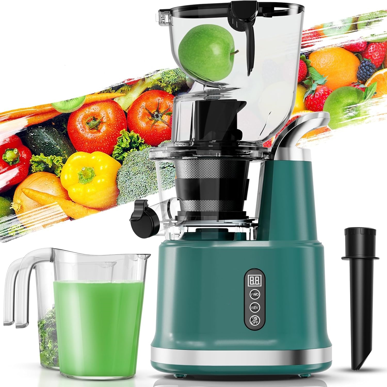 Cold Press Juicer, Juicer Machines with 3.3