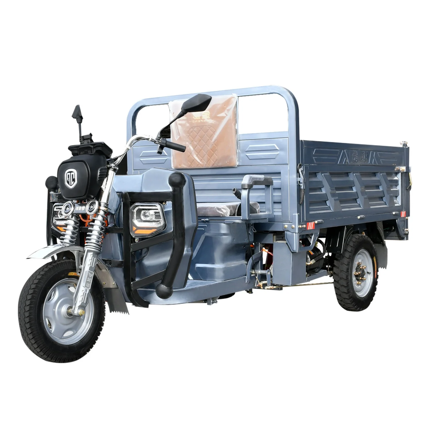 1500W Electric Cargo Tricycle Truck with Hydraulic Dump for Easy Unloading