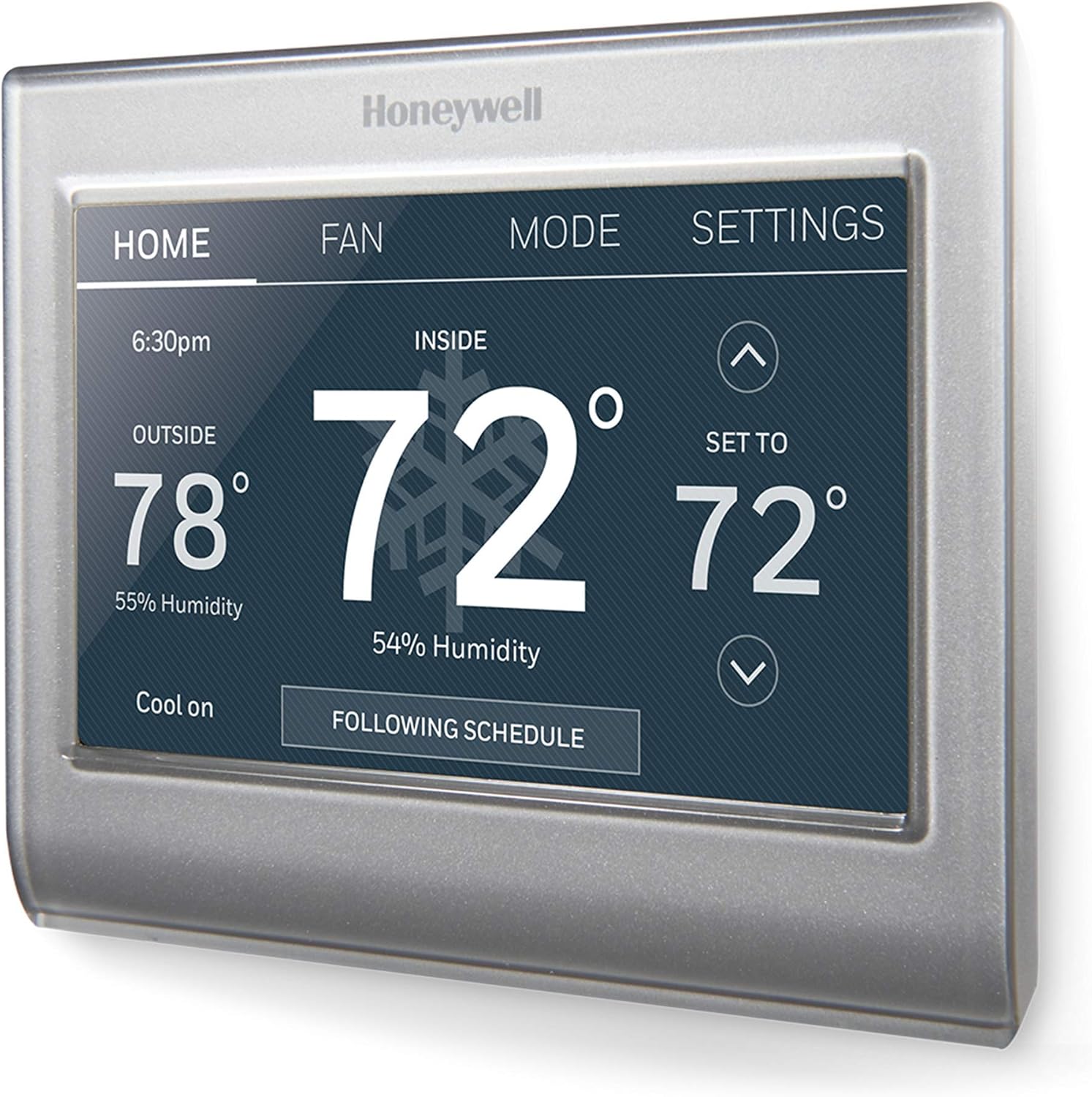 Honeywell Home RTH9600WF Smart Color Thermostat Energy Star Wi-Fi Programmable Touchscreen + RPLS740B 7-Day Programmable Light Switch Timer